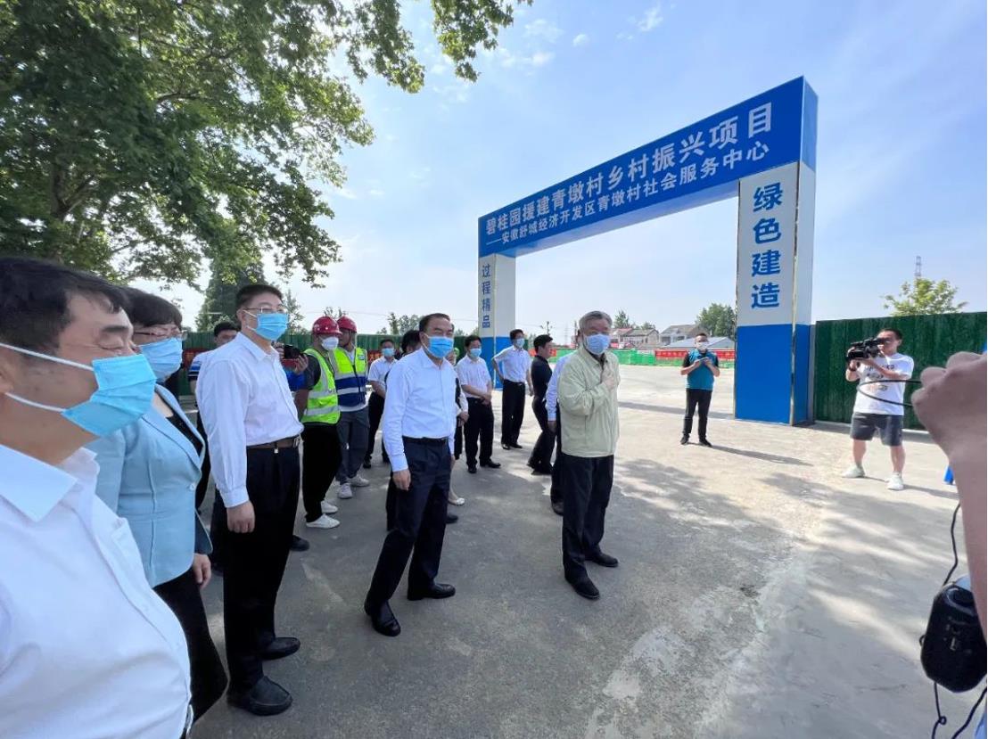 美麗鄉村丨全國政協副主席盧展工蒞臨騰越建筑鄉村振興項目視察指導